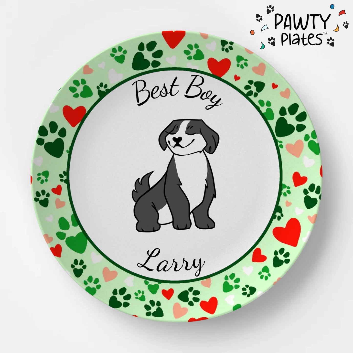 Paw Prints Pawty Plate™ - Shih Tzu - Pawty Plates