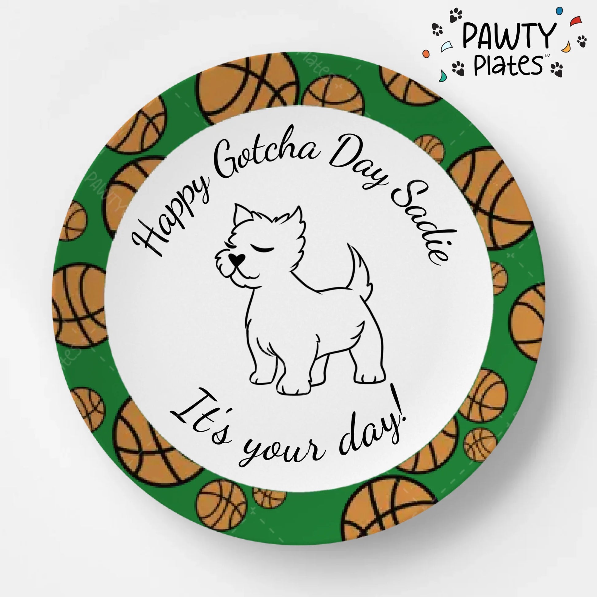 Fetch!  Pawty Plate™ - All Breeds - Pawty Plates