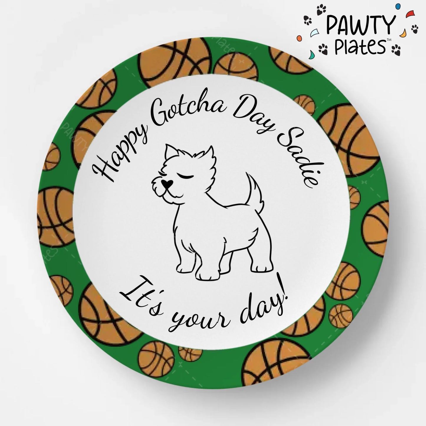 Sports: Basketball Pawty Plate™ - Pawty Plates
