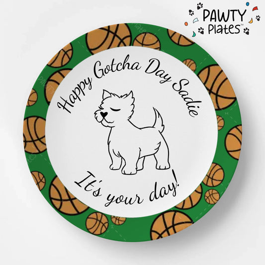 Sports: Basketball Pawty Plate™ - Pawty Plates