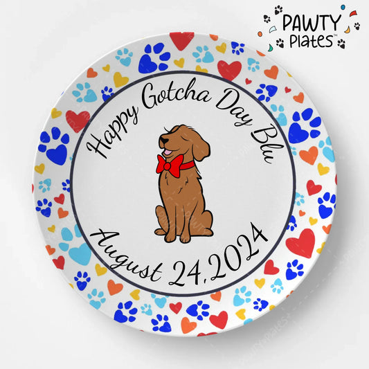 The Original Pawty Plate™ - Gotcha Day - All Breeds - Pawty Plates